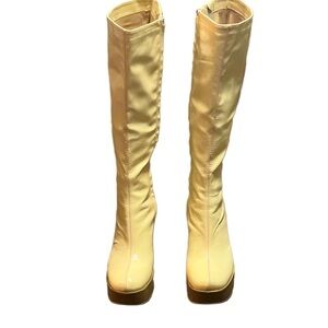 Sam Edelman Circus NY Sandy Eggshell Knee-High Women's Boots 9.5